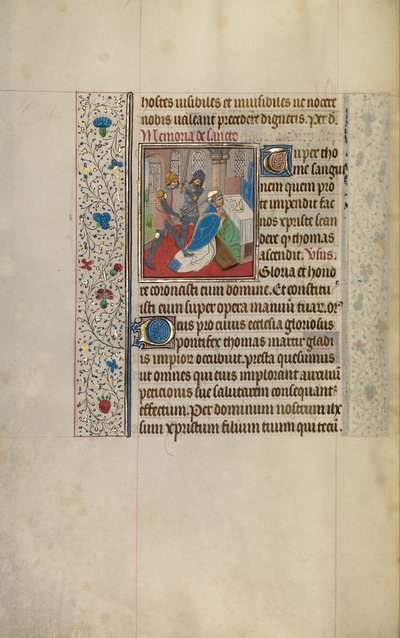Sankt Thomas Beckets martyrskap av Workshop of Willem Vrelant
