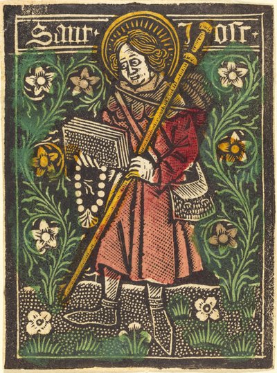 Saint Jost, ca. 1480. av Workshop of the Master of the