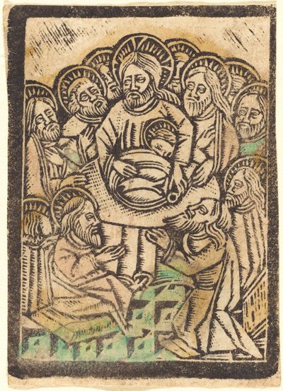 Den sista måltiden, 14701480. av Workshop of the Master of the