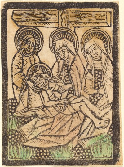 Pietà, 14701480. av Workshop of the Master of the