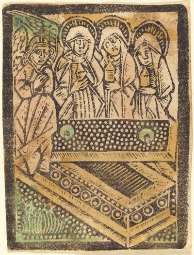 De tre Marie vid graven, 14701480. av Workshop of the Master of the