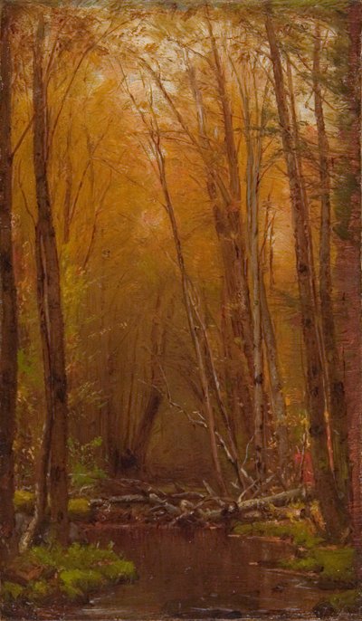 Björkarna i Catskills av Worthington Whittredge