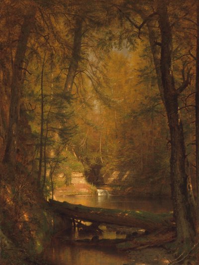 Öringpoolen, 1870. av Worthington Whittredge