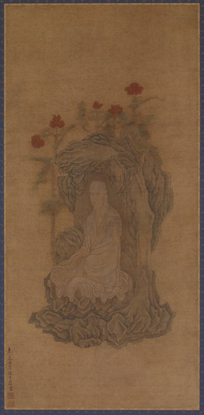 Vitklädd Guanyin, 1600-talet. av Wu Bin