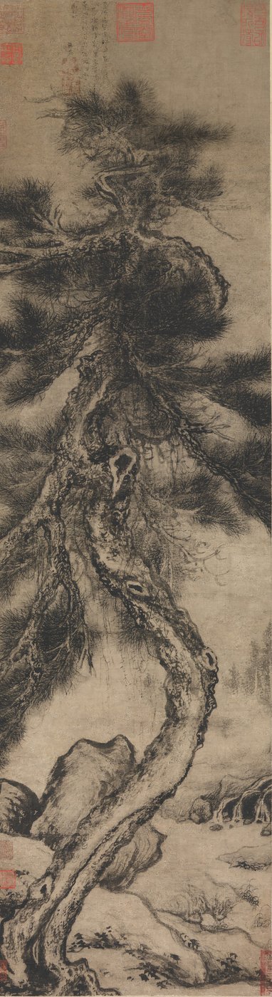 Dragon Pine, sent 1300-tidigt 1400-tal. av Wu Boli