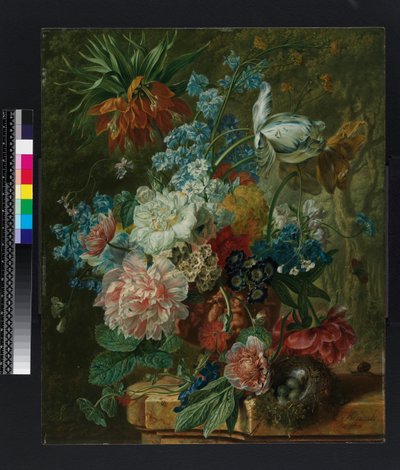 Vas med blommor, före 1831 av Wybrand Hendriks