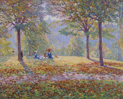 The Picnic (olja på duk) av Wynford Dewhurst