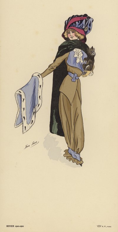 Vintermoden 1910-1911 av Xavier Sager