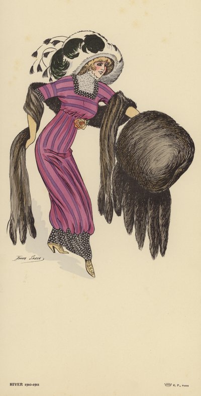 Vintermoden 1910-1911 av Xavier Sager