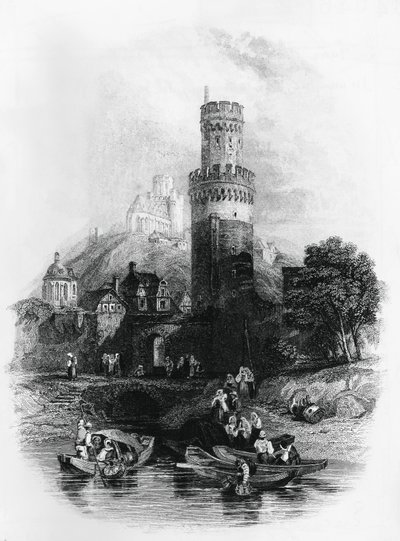 Illustration för spetälska från Aosta, roman av Xavier De Maistre (1763-1852), gravyr av Xavier de Maistre