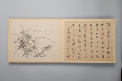 Raffinerad elegans i de fyra årstiderna Shiji seiga, Album of Flower Paintings, 1844. av Yamamoto Baiitsu