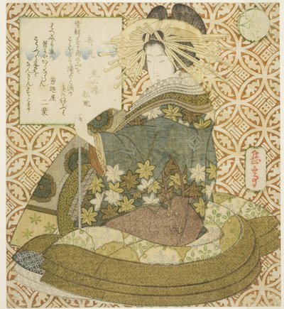 Jurojin, från serien "A Parody of the Seven Gods of Good Fortune (Mitate shichifukujin)" av Yashima Gakutei