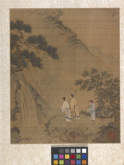 Album Garden Scene (bläck på papper) av Ying Qiu