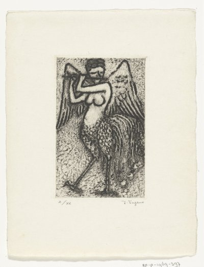 Vissla spelar siren av Yo Sugano (signed by artist)