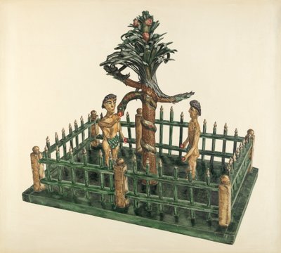 Adam och Eva, ca. 1939. av Yolande Delasser