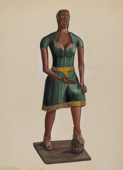 Cigarrbutik indiska, 19351942. av Yolande Delasser