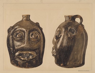 Grotesk kanna, ca. 1936. av Yolande Delasser