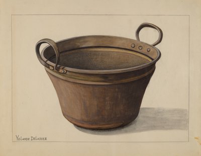 Vattenkokare, c. 1935. av Yolande Delasser