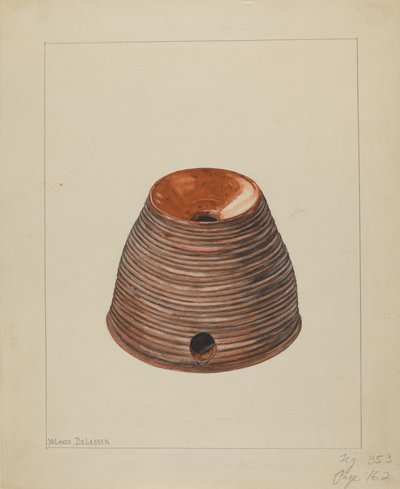 Mörtfälla, ca. 1936. av Yolande Delasser