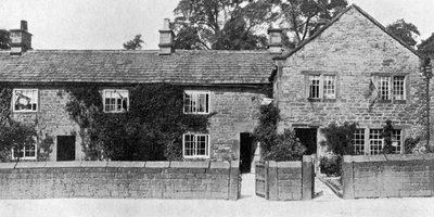 Hus i Eyam, där den stora pesten bröt ut, Derbyshire, 1924-1926 av York and Son