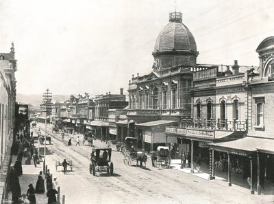 Rundle Street, Adelaide, Australien, 1895. av York and Son