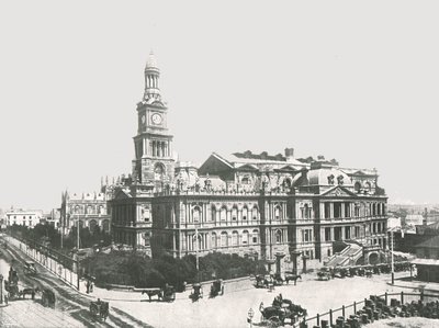 The New Town Hall, Sydney, Australien, 1895. av York and Son