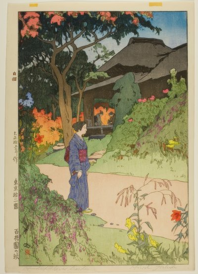 Höst i Hyakka-en av Yoshida Hiroshi