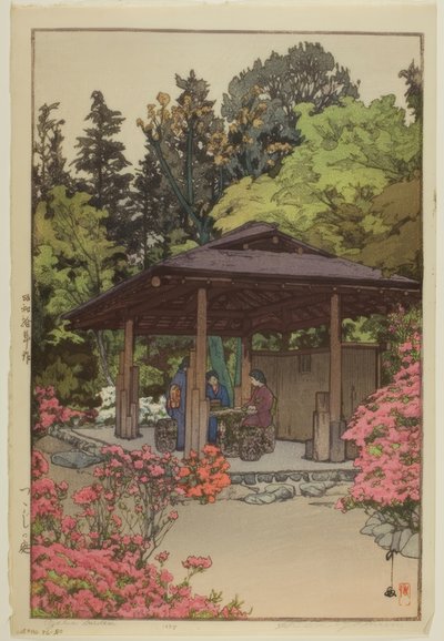 Azalea trädgård av Yoshida Hiroshi