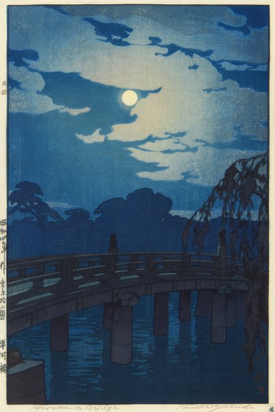 Hirakawa-bron av Yoshida Hiroshi