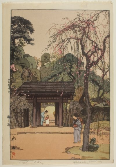Plum Gateway av Yoshida Hiroshi