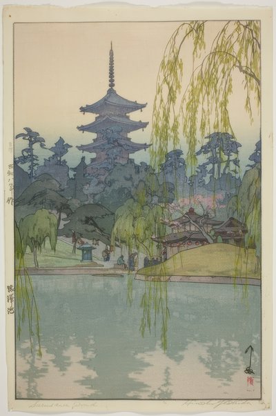 Sarusawa Pond (Sarusawa ike) av Yoshida Hiroshi