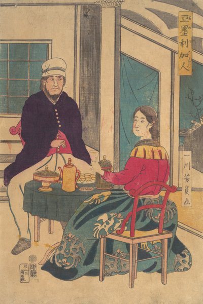 Amerikansk, 1862. av Yoshikazu
