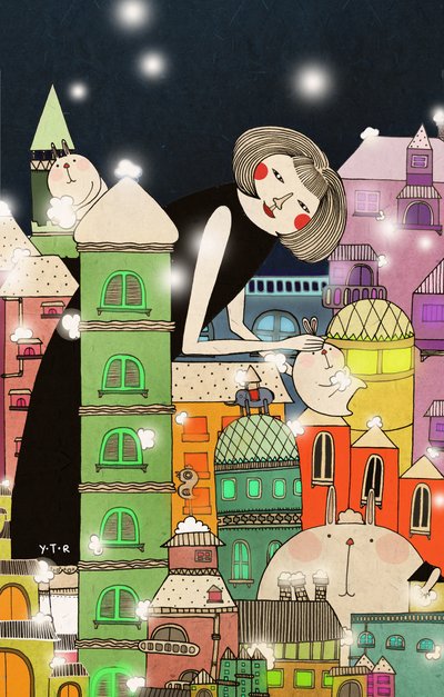 Moldy city, 2013, (digital) av Yoyo Zhao