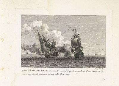 Jan Bart in dienst van de koning van Frankrijk, 1678 Vid freden 1678 trädde Jean-Bart i kungens tjänst, han fick kommandot över en 14-kanoners Corvette, med vilken han tog en 16-kanoners Corsair Saltin (titel på objekt) Samling av kammar av Yves Marie Le Gouaz