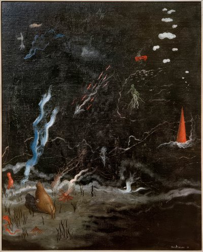Åskvädret (Schwarze Lands.) av Yves Tanguy