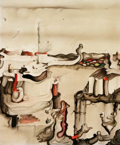 Proteus skåp av Yves Tanguy
