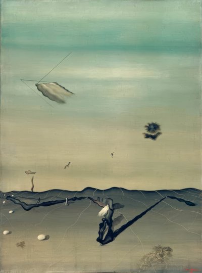Utan titel (Flygplanet) av Yves Tanguy