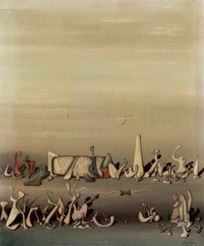 Mellan gräs och vind av Yves Tanguy