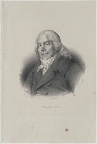 Charles Maurice hertig Talleyrand-Perigord av Zephirin Felix Jean Marius Belliard
