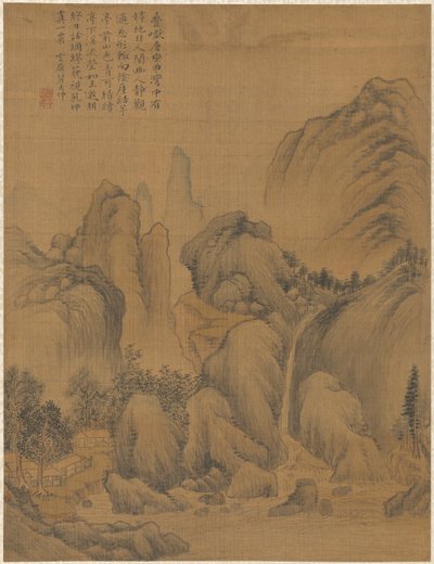 Landskap, 1775. av Zhai Dakun