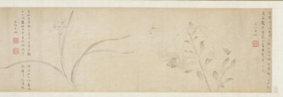 Bläckblommor, 1361. av Zhao Zhong