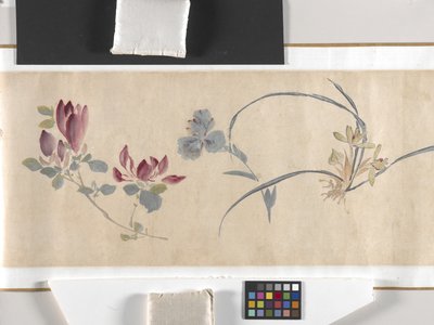 Färgade blommor av Zhimian Zhou
