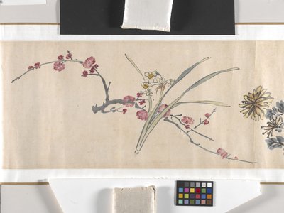 Färgade blommor av Zhimian Zhou