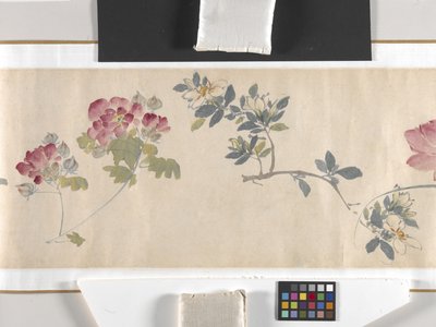 Färgade blommor av Zhimian Zhou