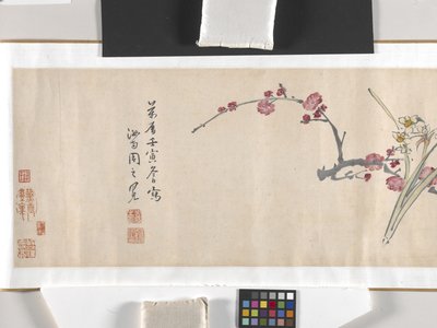 Färgade blommor av Zhimian Zhou