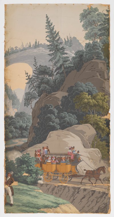 Natursköna Amerika av Zuber and Cie, Rixheim, Alsace