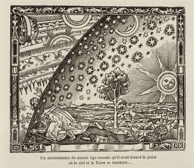 En medeltida missionär hittar punkten där himmel och jord berörs av Frederick (attr. to) Barnard