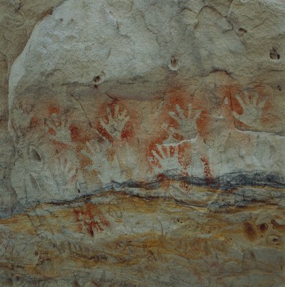 Aboriginal design (hällmålning) av William Walcutt