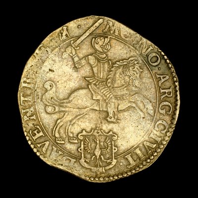 馬に乗った騎士を描いた古代コイン（写真）スウェーデン語 av Hippolyte Lalaise Devéria