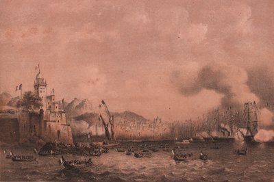 Kejsar Napoleon III:s ankomst till Genua, Ligurien av William Walcutt